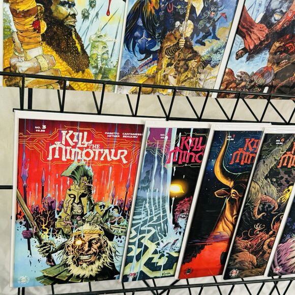 Kill the Minotaur 1-6 (Pasetto Ketner, Cantamessa Beaulieu) & goddamned 1-4 Lot - Picture 6 of 6